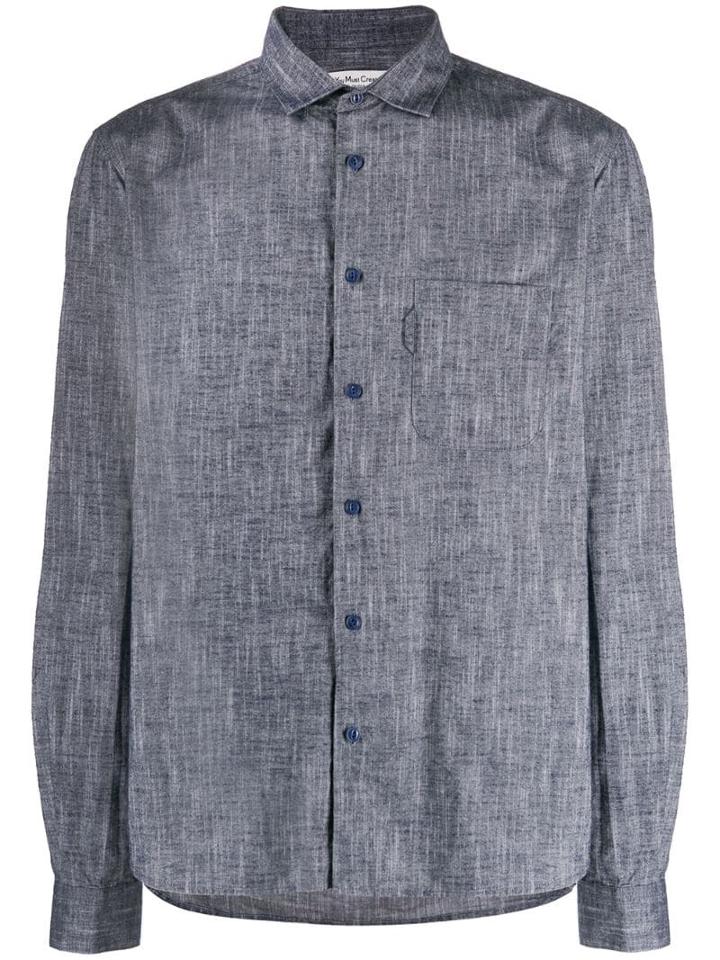 Ymc Relaxed Cotton Shirt - Blue