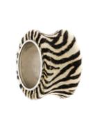 Christian Dior Pre-owned 1990's Large Zebra Cuff - Black