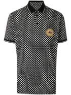 Dolce & Gabbana Printed Polo Shirt - Black