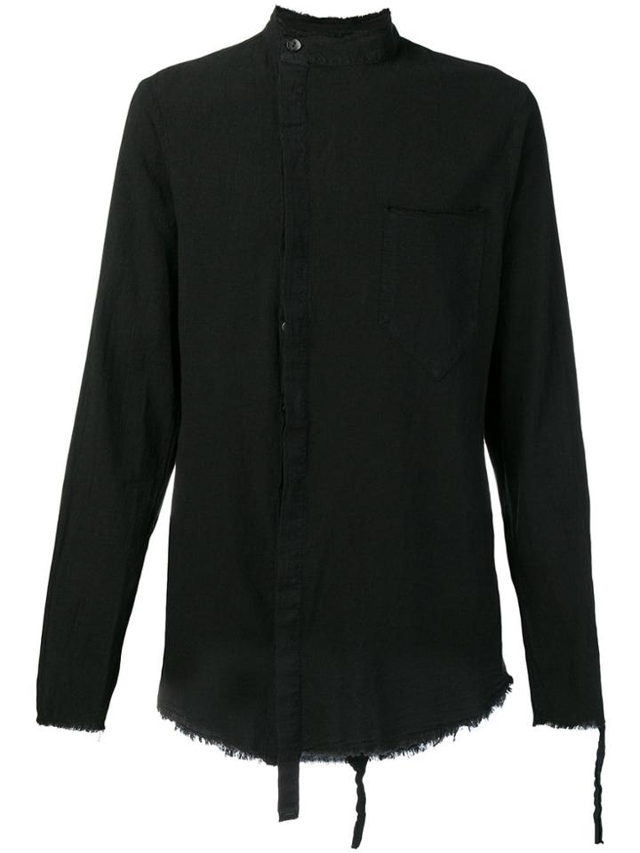 Army Of Me Chef-like Distressed Shirt - Black