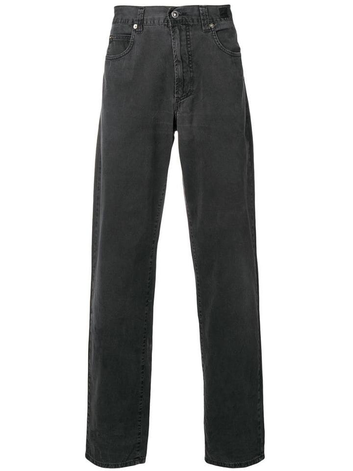 Versace Pre-owned 1990's Straight-leg Jeans - Grey