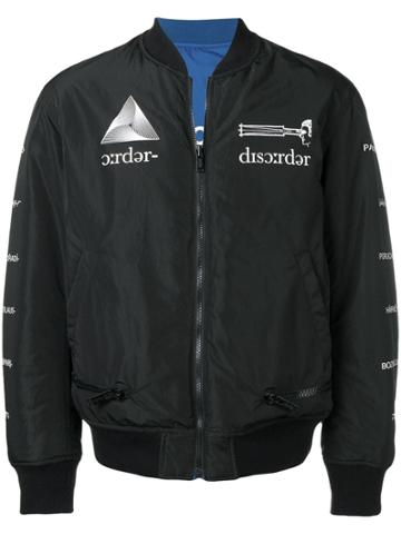 Undercover X Jun Takahashi Reversible Shell Bomber Jacket - Black