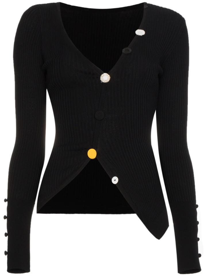 Jacquemus Tordu Cardigan - Black