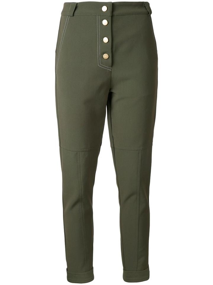 Manning Cartell - Military Issue Trousers - Women - Nylon/spandex/elastane/viscose - 6, Green, Nylon/spandex/elastane/viscose