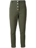 Manning Cartell - Military Issue Trousers - Women - Nylon/spandex/elastane/viscose - 6, Green, Nylon/spandex/elastane/viscose
