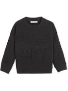 Burberry Kids Teen Embossed Sweatshirt - Black
