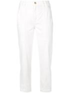 Brunello Cucinelli Cropped Style Jeans - White