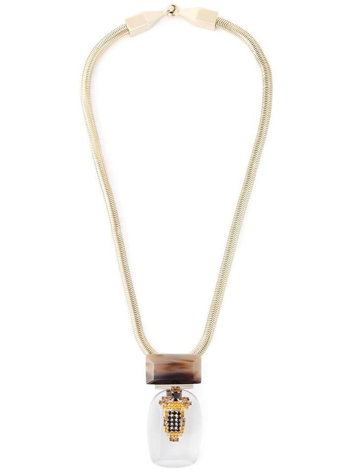 Marni Faceted Pendant Necklace