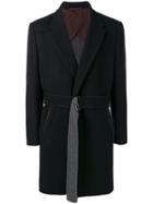 Ermenegildo Zegna Xxx Belted Coat - Black