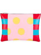 Etro The Jockey Club Clutch, Women's, Calf Leather/cotton/polyester