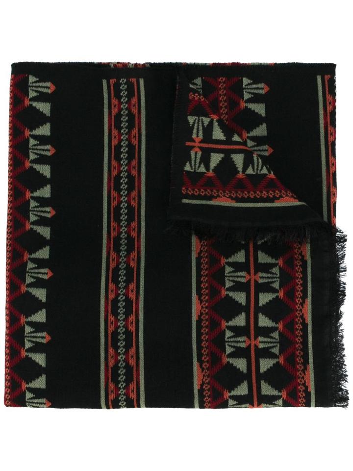 Valentino Valentino Garavani Navajo Jacquard Scarf - Black