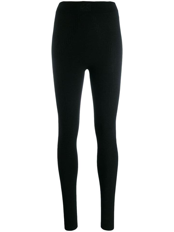Barrie Seamless Stretch Leggings - Black