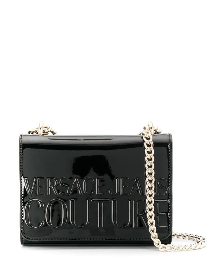 Versace Jeans Couture Logo Embossed Bag - Black
