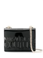Versace Jeans Couture Logo Embossed Bag - Black