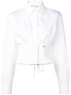 Off-white Cropped Fitted Shirt
