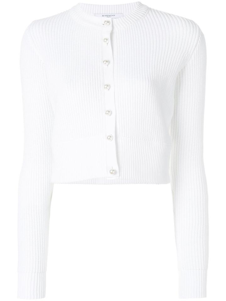 Givenchy Slim Fit Cardigan - White