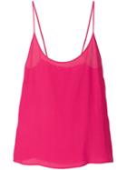 Capucci Spaghetti Strap Top - Pink
