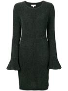 Michael Michael Kors Metallic Fitted Dress - Black