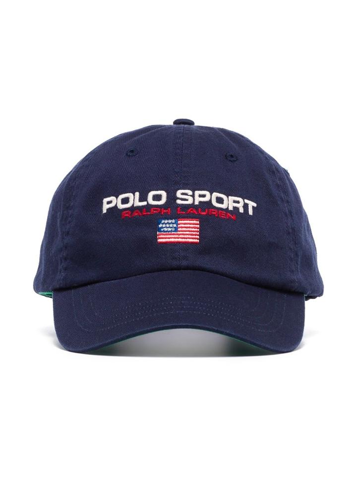 Polo Ralph Lauren Navy Logo Embroidery Cap - Blue