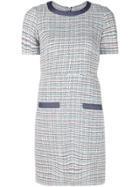 Veronica Beard Tweed Shift Dress - Blue