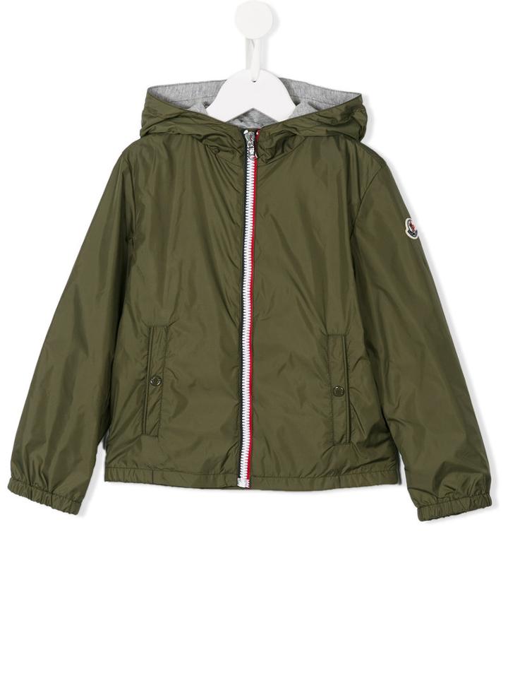 Moncler Kids Urville Rain Jacket, Toddler Boy's, Size: 4 Yrs, Green