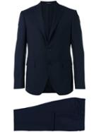 Tagliatore Dinner Suit, Men's, Size: 56, Blue, Cupro/virgin Wool