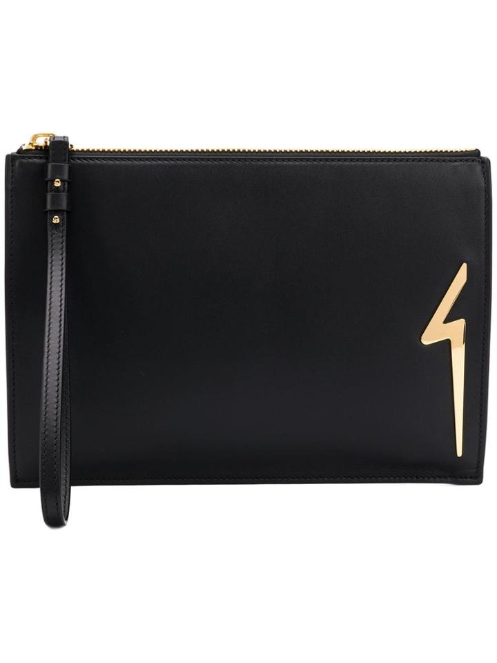 Giuseppe Zanotti Design New Thunder Clutch - Black