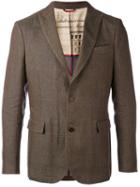 Al Duca D'aosta 1902 - Woven Jacket - Men - Cotton/linen/flax - 54, Brown, Cotton/linen/flax
