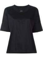 Lemaire Layered Neck T-shirt, Women's, Size: Large, Black, Cotton