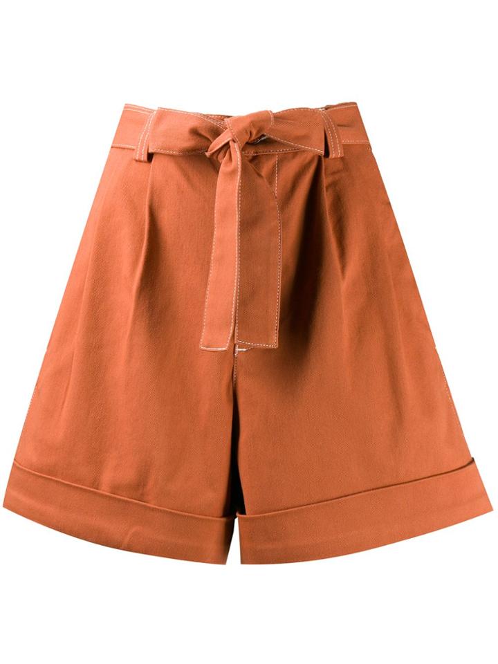 See By Chloé Flared Shorts - Orange