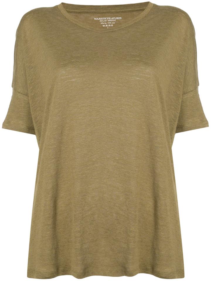 Majestic Filatures Oversize Short Sleeve Tee - Green