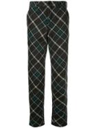 Comme Des Garçons Pre-owned Plaid Slim Trousers - Green