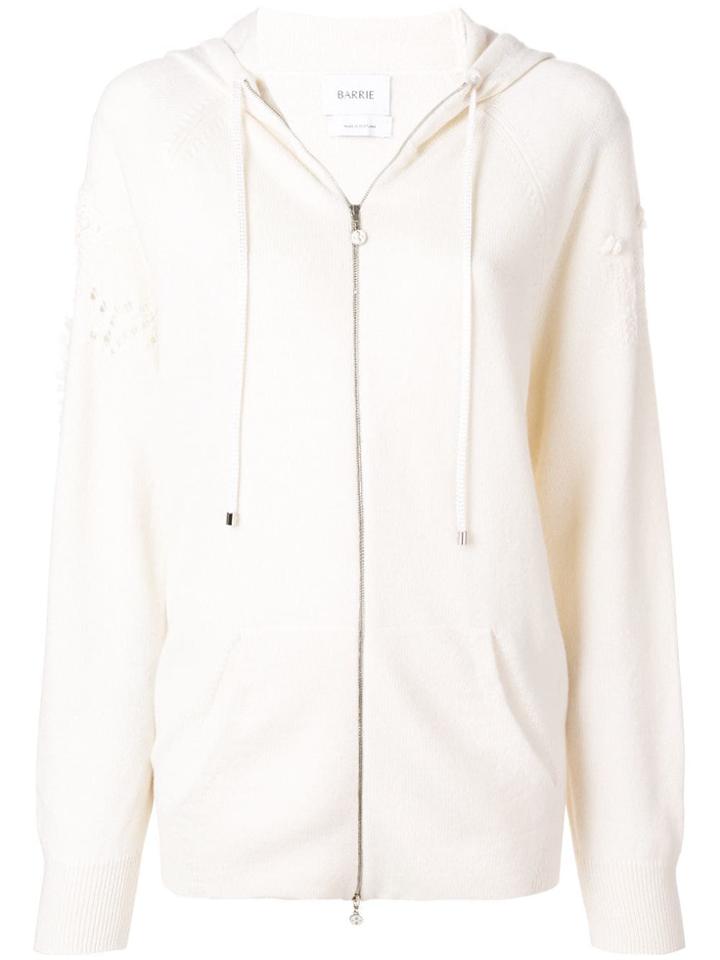 Barrie Cashmere Hoodie - White