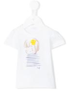 Il Gufo - Girl Print Top - Kids - Cotton/spandex/elastane - 9 Mth, White