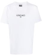 Les Hommes Urban Text Print T-shirt - White
