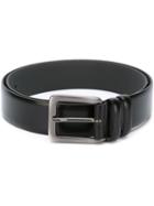 Boss Hugo Boss Classic Buckle Belt, Men's, Size: 90, Black, Calf Leather