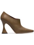 Sies Marjan Olive Green Drea 98 Leather Boots - Brown