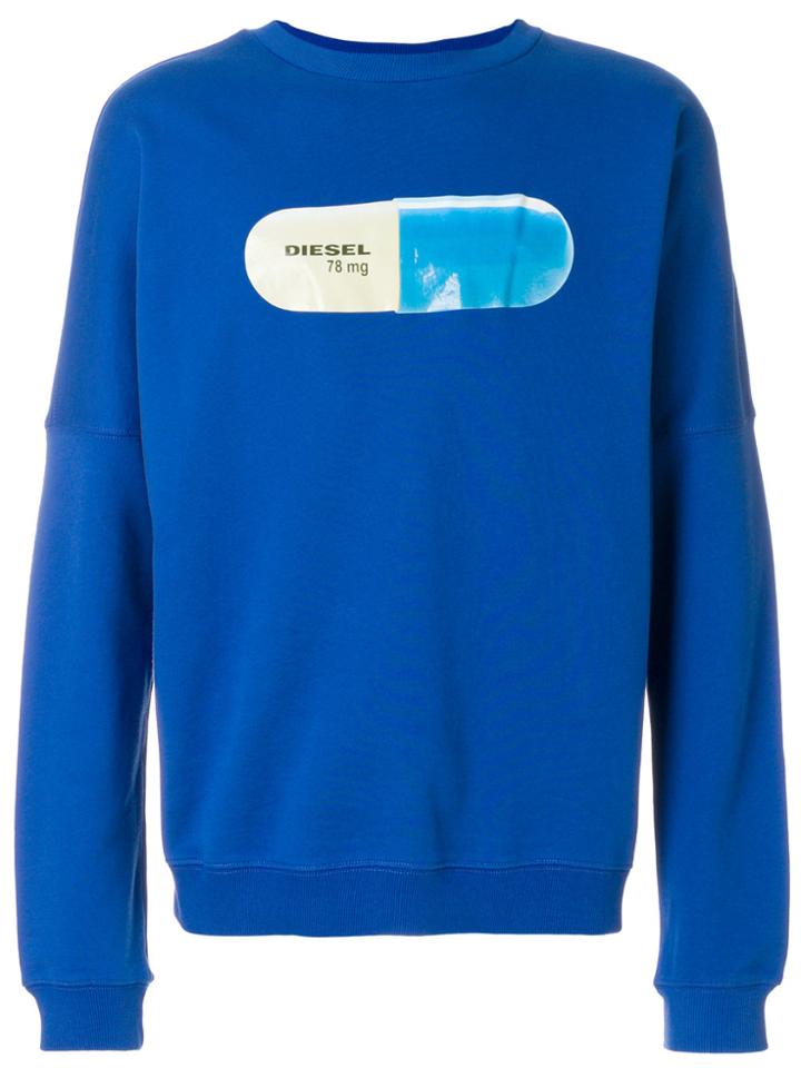 Diesel S-kalb-qa Sweatshirt - Blue