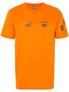 Lanvin - Embroidered T-shirt - Men - Cotton - S, Yellow/orange, Cotton