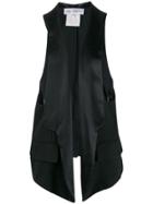 Balenciaga Pre-owned 2000's Plunging Open Vest - Black