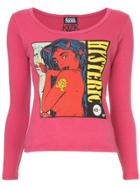 Hysteric Glamour Kozik Print Blouse - Pink & Purple