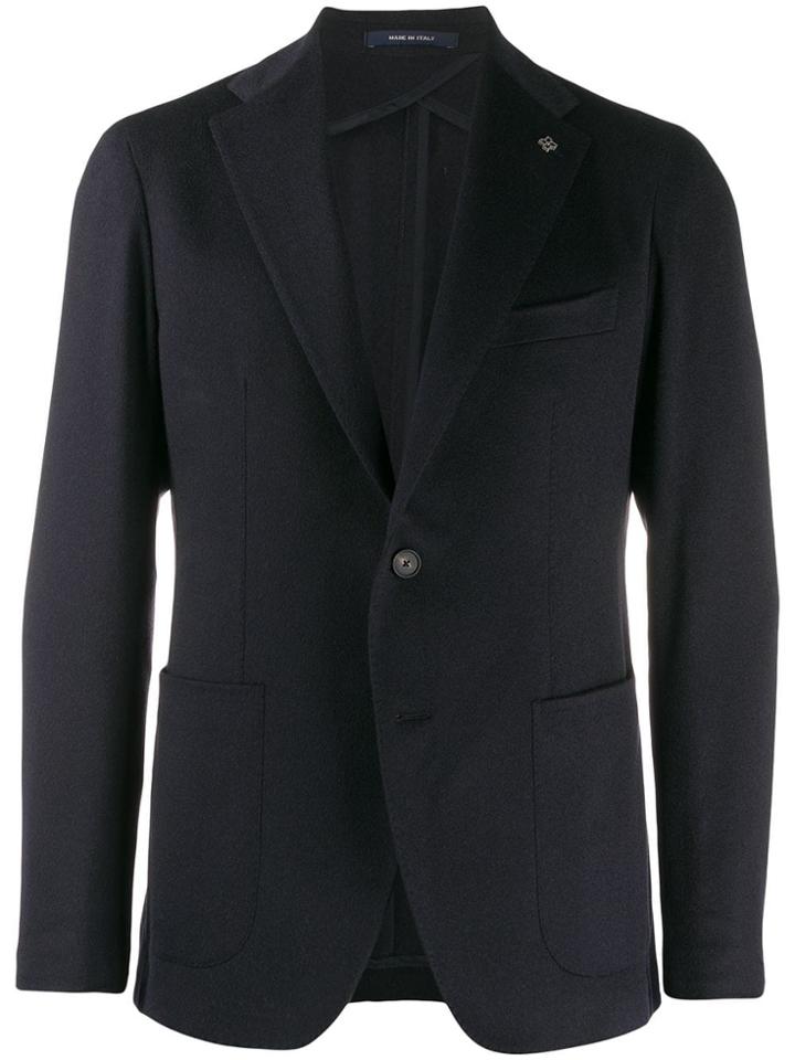 Tagliatore Regular Tailored Jacket - Blue