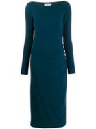 Le Petite Robe Di Chiara Boni Ruched Waist Dress - Blue
