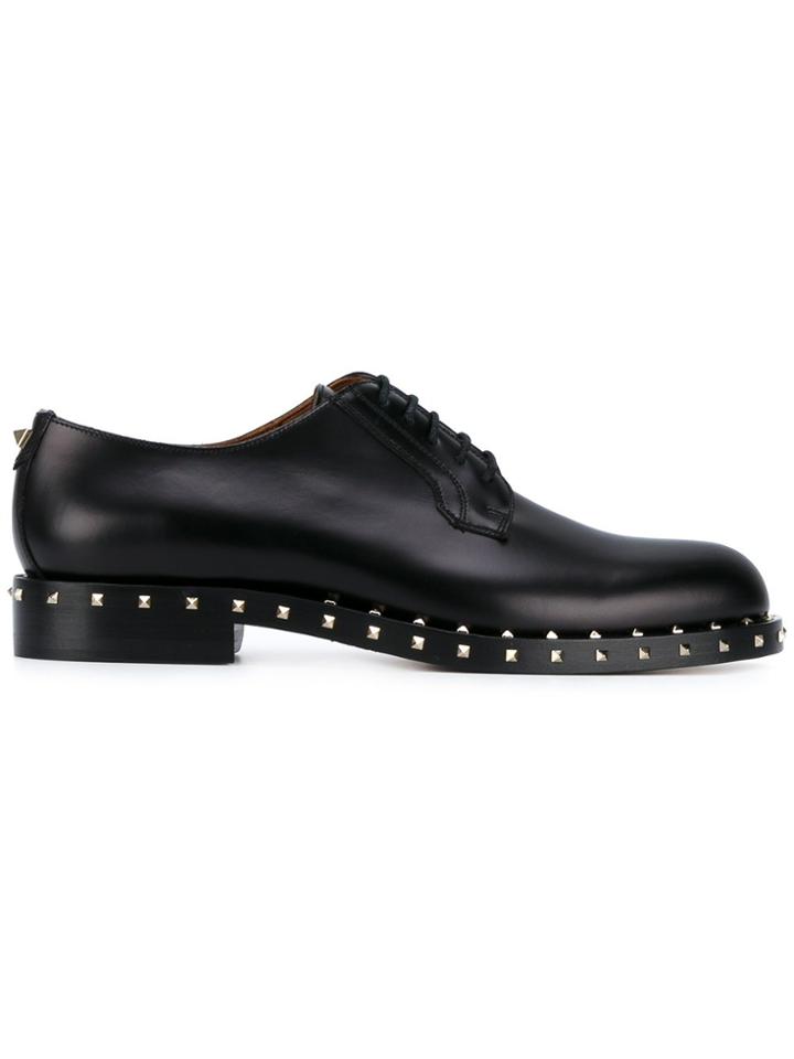 Valentino Valentino Garavani Soul Rockstud Lace-up Shoes - Black