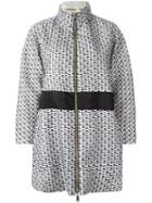 Moncler Gamme Rouge Chain Link Print Coat