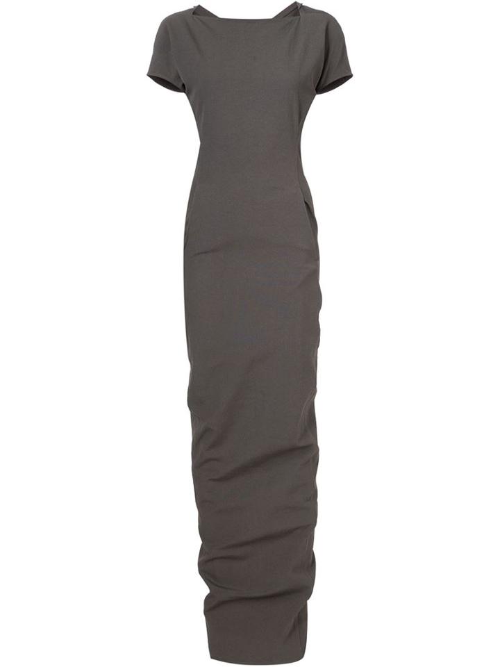 Rick Owens Square Neck Evening Dress