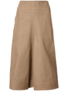 Lemaire Mid-length Skirt - Brown