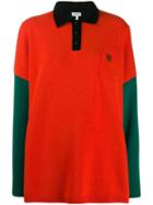 Loewe Colour Block Polo Shirt - Green