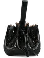 Alaïa Laser-cut Wrist Bag, Women's, Black, Leather
