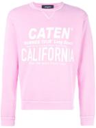 Dsquared2 California Summer Tour Sweatshirt - Pink & Purple